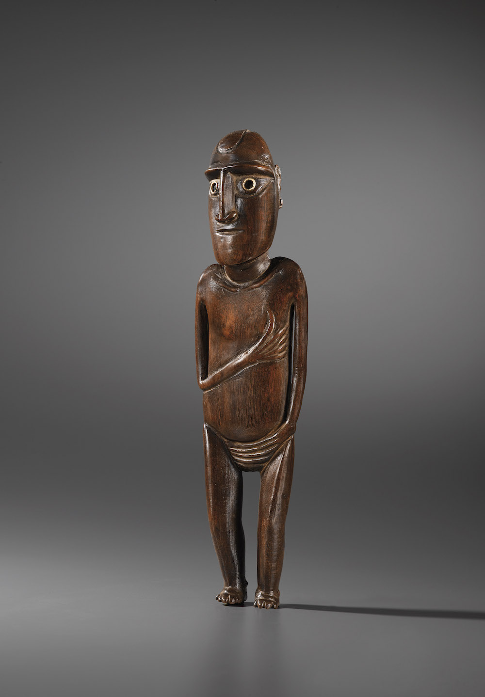 Figure rapa nui, île de pâques, sothebys